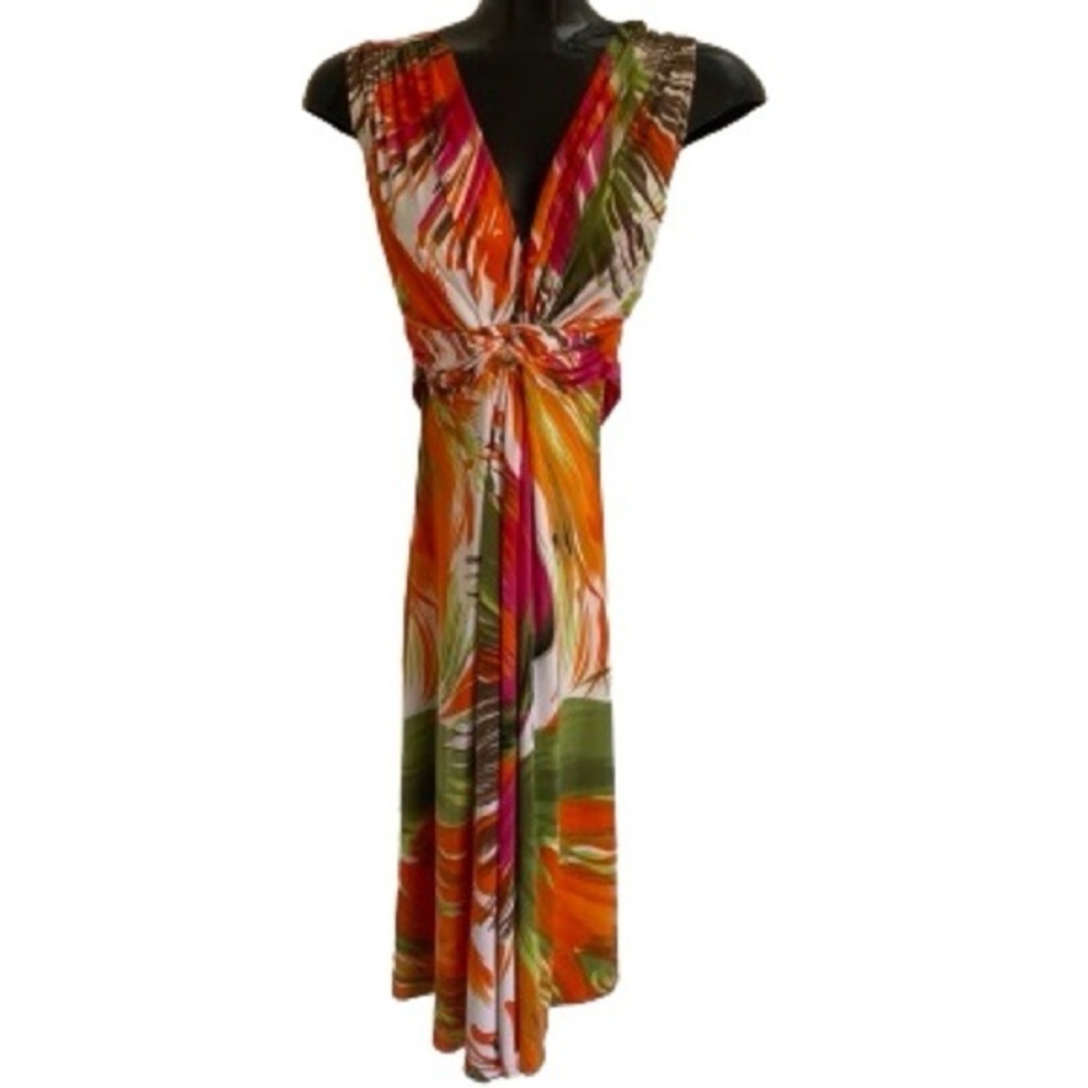 MICHAEL TYLER INTERNATIONAL Colourful Sleeveless Summer dress